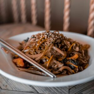 Japchae recipe, desistreetfoods