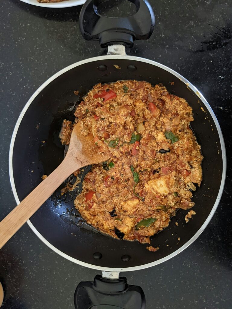 Paneer Bhurji Recipe, desistreetfoods